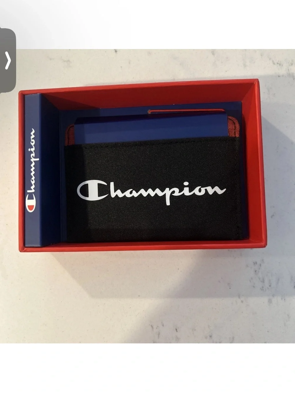 NWT Men’s  Champion Wallet Card Holder with Signature Logo